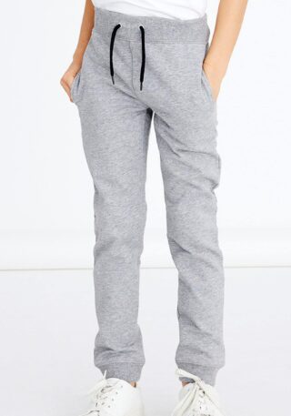 Name It Sweathose "NKMSWEAT – Jogger mit verstellbarem Bund und Rippbündchen" unifarben, casual, regular fit, angeraute Sweatware