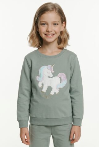 Name It Sweatshirt "NMFKISA LS SWEAT UNB BOX", Baumwollmischung, regular fit