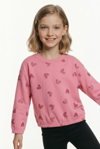 Name It Sweatshirt "NMFVILUBA LS NREG SWEAT UNB", Baumwolle, regular fit