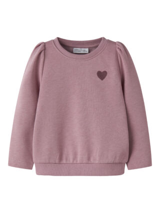 Name It Sweatshirt "NMFVIMA LS NREG SWEAT BRU", Baumwollmischung, regular fit