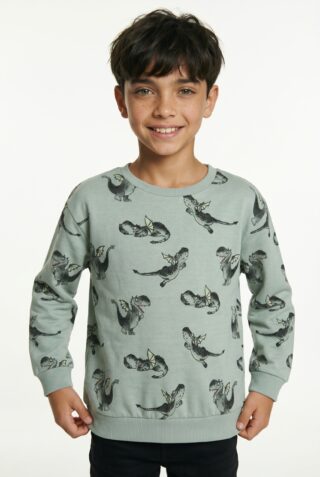 Name It Sweatshirt "NMMKASSE LS NREG SWEAT UNB", Baumwollmischung, regular fit