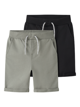 Name It Sweatshorts "NKMVERMO 2P LONG SWE SHORTS UNB F NOOS" Baumwolle