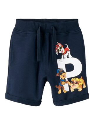 Name It Sweatshorts "NMMMIR PAW NREG LONG SW SHORT UNB CPLG" Baumwollmischung, regular fit
