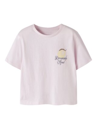 Name It T-Shirt "NMFJAYSLINE SS NREG TOP BOX" Baumwolle, regular fit