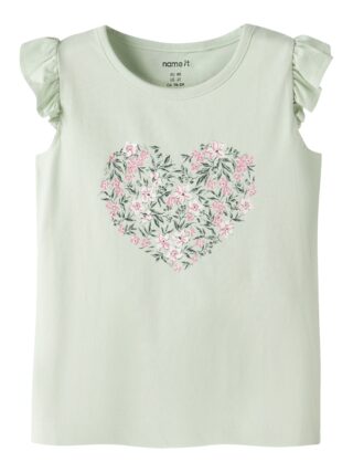 Name It T-Shirt "NMFVAYANA CAPSL TOP" Baumwollmischung, regular fit