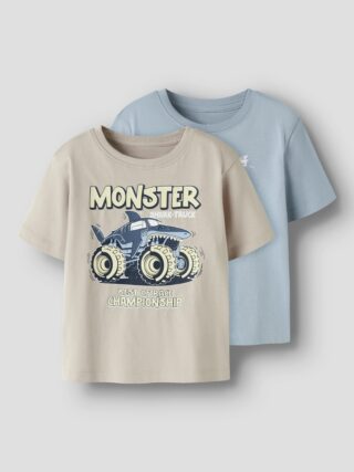 Name It T-Shirt "NMMVANYO 2P SS NREG TOP" Packung, 2 Baumwolle, regular fit