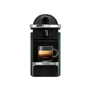 Nespresso Pixie Redesign XN306310 Maschine mit Kapseln von Krups - Grün