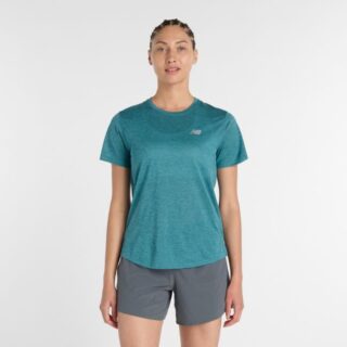 New Balance Athletics Short Sleeve Gr. S Grün Damen