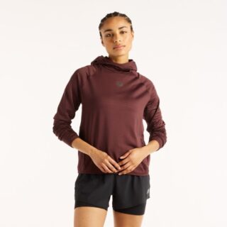 New Balance RC Essential Heat Grid Hoodie Gr. L Rot Damen