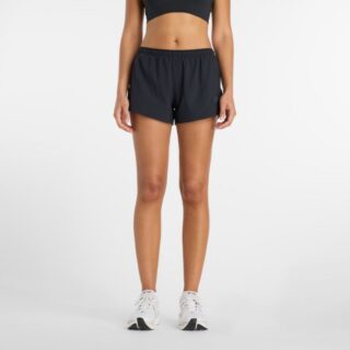 New Balance RC Essential Shorts 3 Inch Gr. L Schwarz Damen