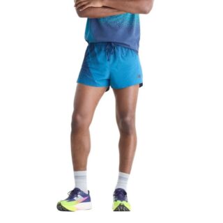 New Balance RC Ultra Light Printed Shorts 3 Inch Gr. L Blau Herren