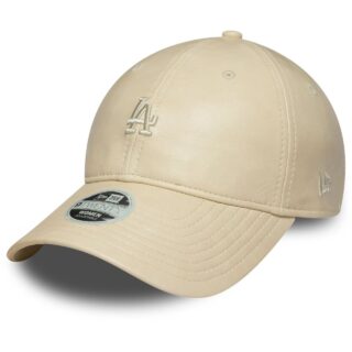 New Era 9Forty Damen Cap - KUNSTLEDER LA Dodgers stone