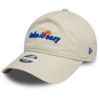 New Era 9Twenty Damen Cap - TAKE IT EASY stone beige