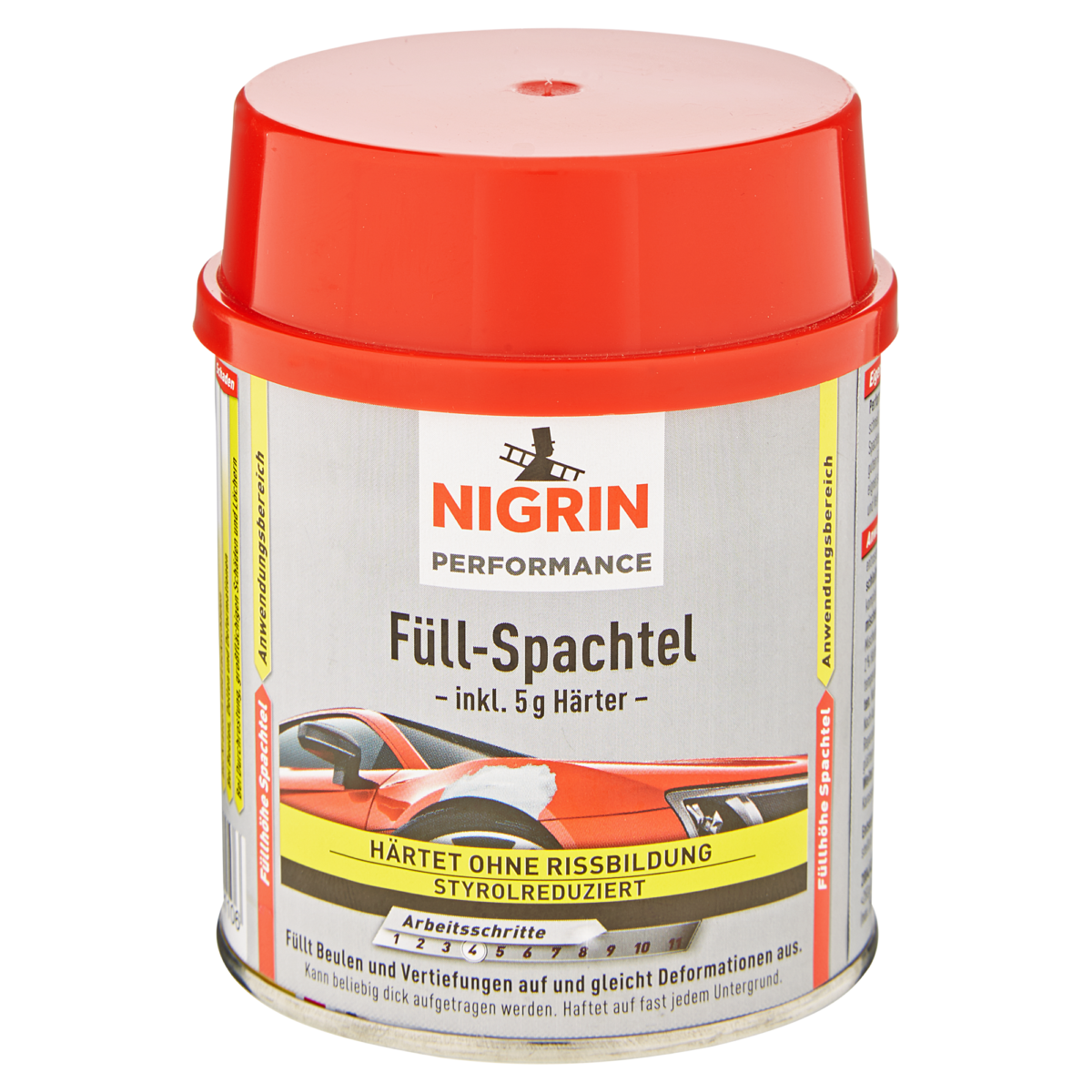 Nigrin Füllspachtel "Performance" hellgrau 250 g
