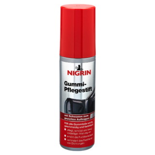 Nigrin Gummipflege mit Schwamm 75 ml