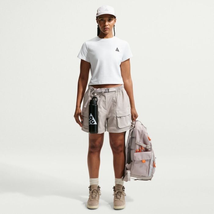 Nike ACG Dri-FIT SS Tee Gr. L Weiß Damen