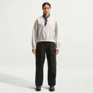 Nike ACG Tuff Fleece Therma-FIT Crew-Neck Sweatshirt Gr. L Grau Damen