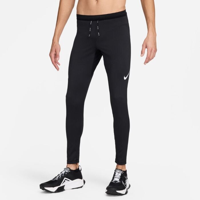 Nike AeroSwift Dri-Fit Herren Tights Gr. L - Schwarz, Hochleistungs-Leggings für optimalen Komfort beim Laufen