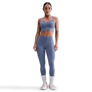 Nike Alate Longline Padded MS Sports Bra Gr. XL A-B Blau Damen