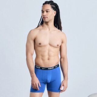Nike Boxer Brief 3PK Gr. L Blau / Schwarz Herren