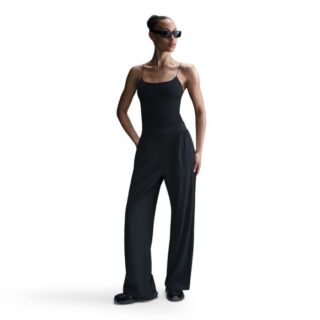 Nike Dri-FIT 24.7 HW Loose Wide Leg Pants Gr. L Schwarz Damen