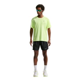 Nike Dri-FIT Miler 2in1 5 Inch Shorts Gr. L Schwarz Herren