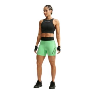 Nike Pro Sculpt High-Waisted 5 Inch Shorts Gr. L Grün Damen