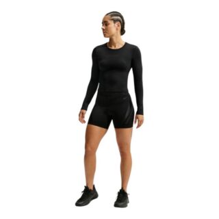 Nike Pro Sculpt High-Waisted 5 Inch Shorts Gr. L Schwarz Damen
