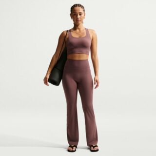 Nike Zenvy Light Support Padded Longline Bra Gr. L Lila Damen