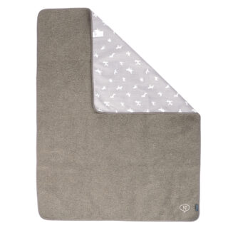 Nomad Tales Blush wasserfeste Kuscheldecke Taupe - L 140 x B 105 cm