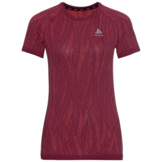 Odlo Blackcomb Kurzarmshirt in Lila, Gr. XL – Perfekt für Lauftraining und aktive Bewegung