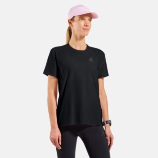 Odlo Zeroweight Chill-Tec SS Tee Crew Neck Gr. L Schwarz Damen