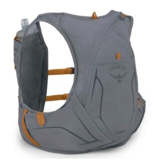 Osprey Duro 6 Trinkrucksack mit Flaschen – Ideal für Läufer in Phantom Grey/Toffee Orange