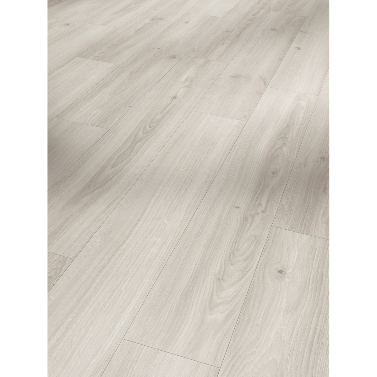 Parador Laminat 'Basic 400' Eiche Studioline matt weiß 8 mm