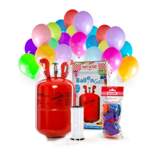 Party Factory Ballongas-Helium für 30 Latexballons