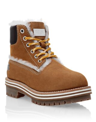 PHILIPP PLEIN Bootsschuh "Flache Stiefeletten"