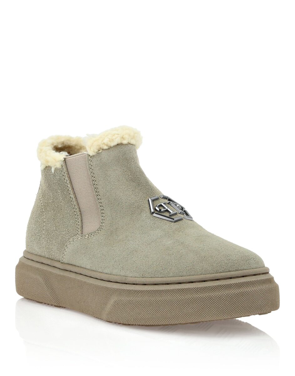 PHILIPP PLEIN Bootsschuh "Flache Stiefeletten"