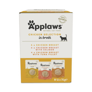 Probierpaket Applaws Pouch mit Brühe Mix 12 x 70 g - Mixpaket Hühnchen 3 (3 Sorten)