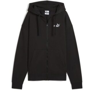 PUMA ESS Comfort Full-Zip Hoodie Gr. L Schwarz Damen