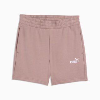 PUMA ESS Small No. 1 Logo 5 Inch High-Waist Shorts TR Gr. M Braun Damen