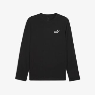 PUMA ESS Small No. 1 Logo LS Tee Gr. L Schwarz Herren