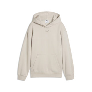 PUMA Kapuzensweatshirt "ESS CENTERED CAT LOGO RELAXED HOODIE FL G", mit Kapuze, mit angesetztem Bündchen