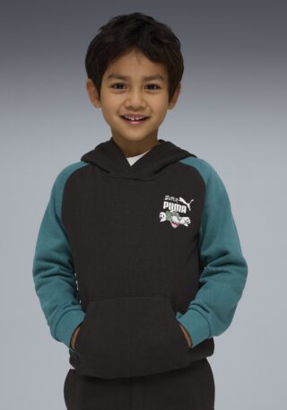 PUMA Kapuzensweatshirt "SUPER HOODIE TR PS", für Kinder, sportlicher Stil, mit Print-Applikation, mit Kapuze