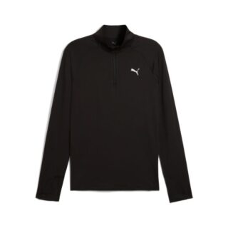 PUMA Run Velocity Cloudspun 1/4 Zip Gr. L Schwarz Herren