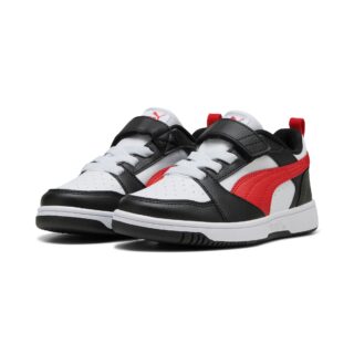 PUMA Sneaker "REBOUND V6 LO AC+ PS" knöchelhoher Schnitt, mit Klettverschluss, mit Gummilaufsohle
