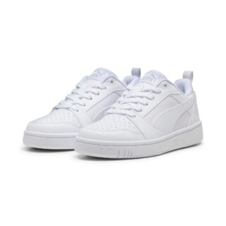 PUMA Sneaker "REBOUND V6 LO JR" mit Schnürverschluss, dämpfendes Fußbett, aus Synthetik