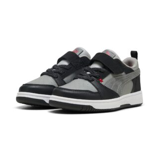 PUMA Sneaker "REBOUND V6 LO MID 90S AC PS" für Kinder, mit sportlichem Stil, mit Klettverschluss