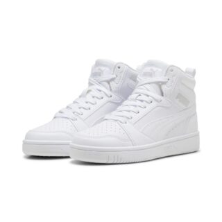 PUMA Sneaker "REBOUND V6 MID JR" knöchelhoch, retro-inspiriertes Design, mit SOFTFOAM+ Dämpfung