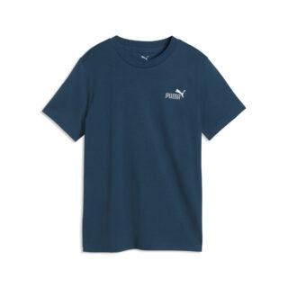 PUMA T-Shirt "ESS 2 COLOR SMALL NO 1 LOGO TEE B" mit Rundhalsausschnitt, Kurzarm, ohne Kapuze, mit gesticktem Logo