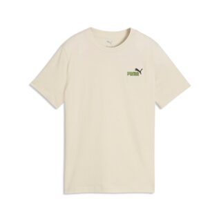 PUMA T-Shirt "ESS 2 COLOR SMALL NO 1 LOGO TEE B" mit Rundhalsausschnitt, Kurzarm, ohne Kapuze, mit gesticktem Logo